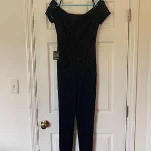 Lace Off the Shoulder jumpsuit